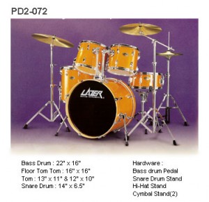 5p Drum Set Lazer PD2-072 (Maple)
