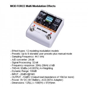 NUX Mod Force (Multi Modulation Effects)