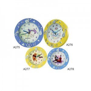 Clock 圓形卡通鐘 7" (Y) A276